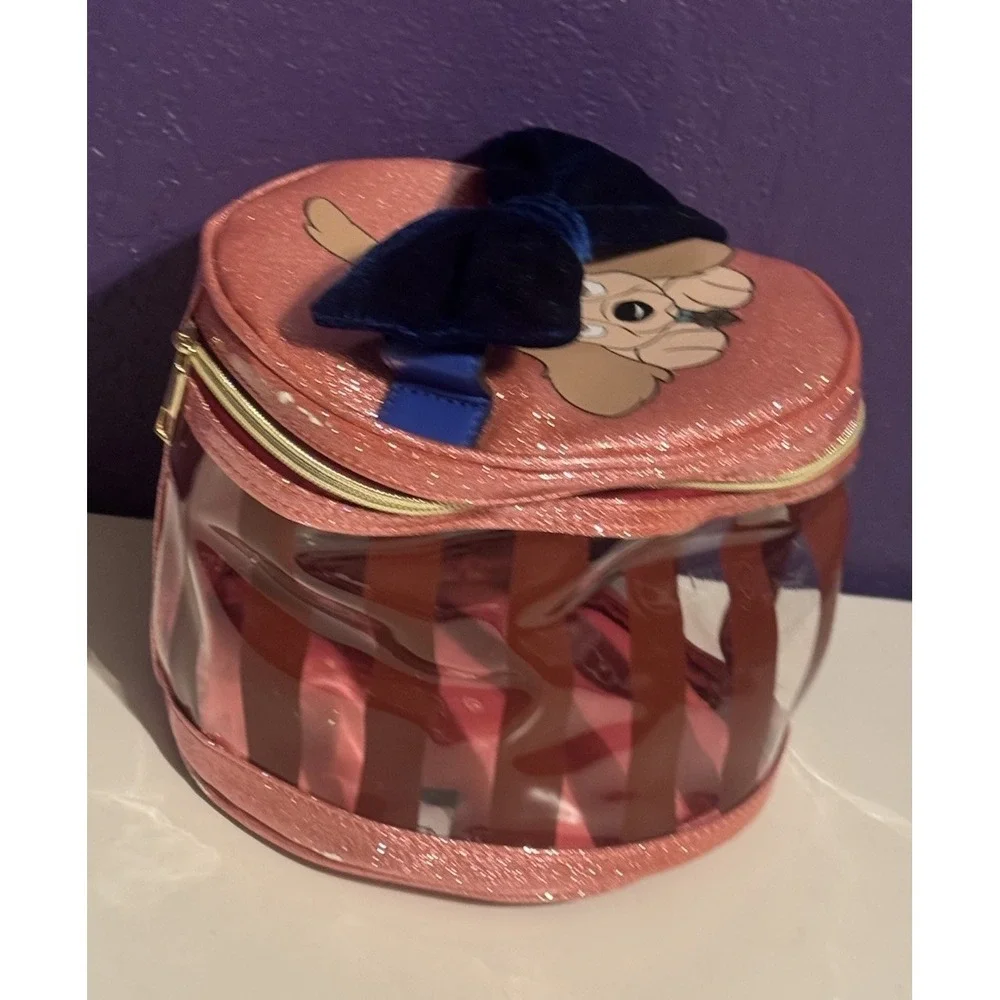 Disney Lady and the Tramp Danielle Nicole Cosmetic Bag Box Lunch Makeup Case